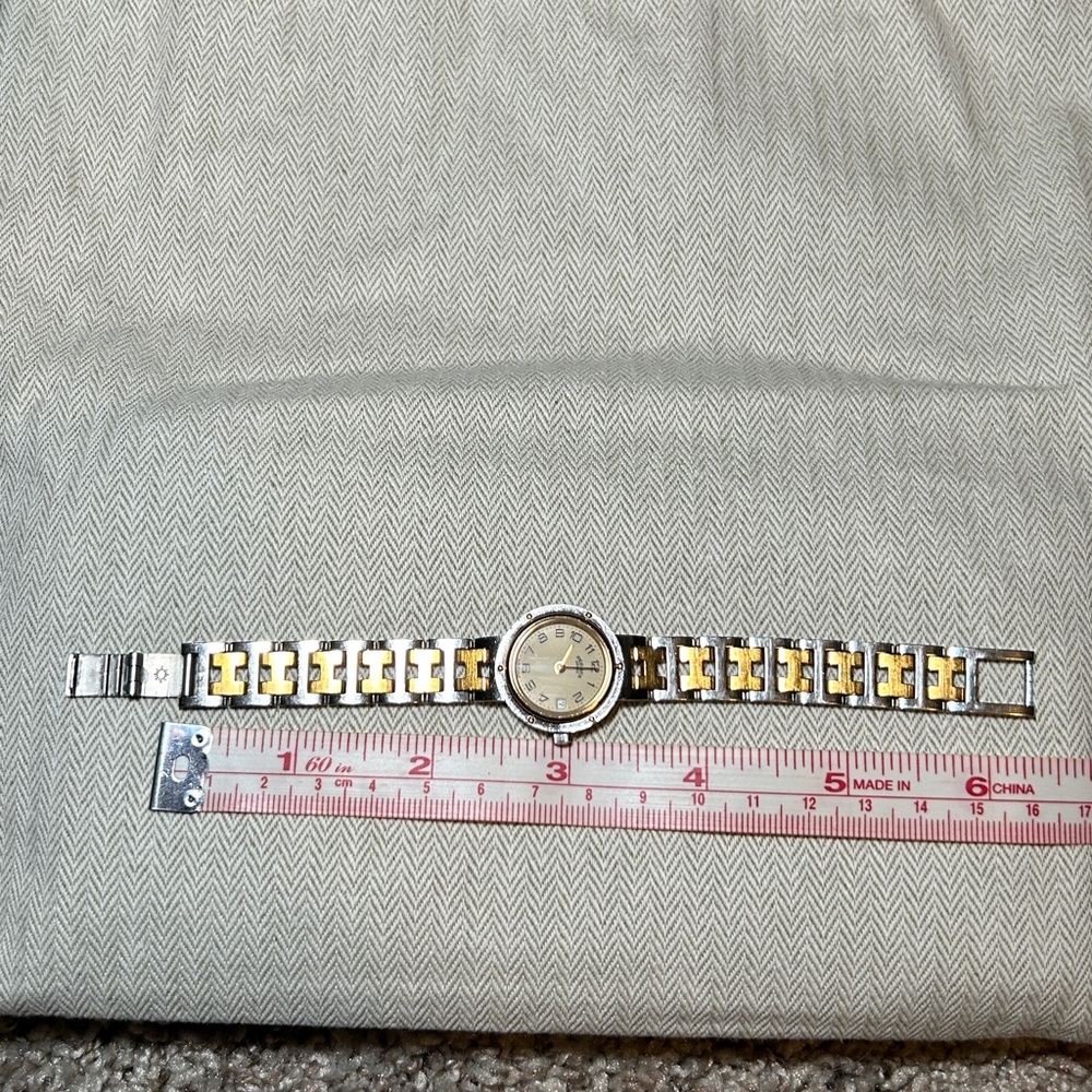 Hermes Clipper Watch w/coa - Picture 5 of 5